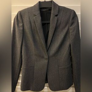 Elie Tahari gray blazer